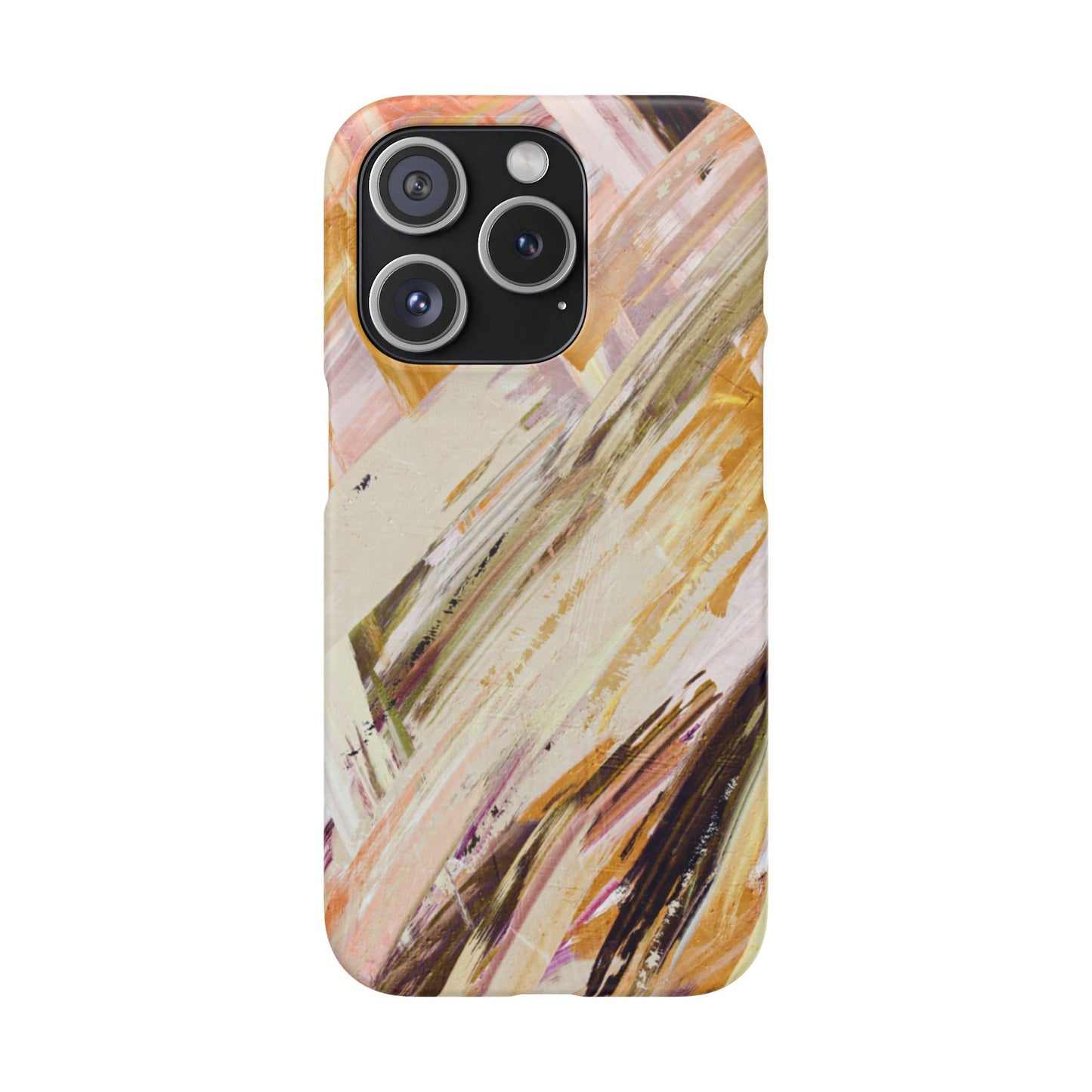 Snap Phone Case – Brush & Bronze
