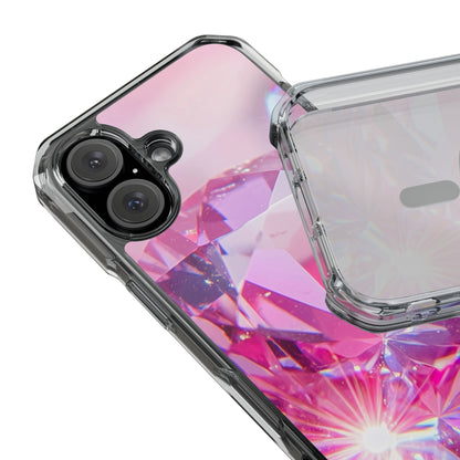 Clear Magnetic Phone Case – Pink Ice