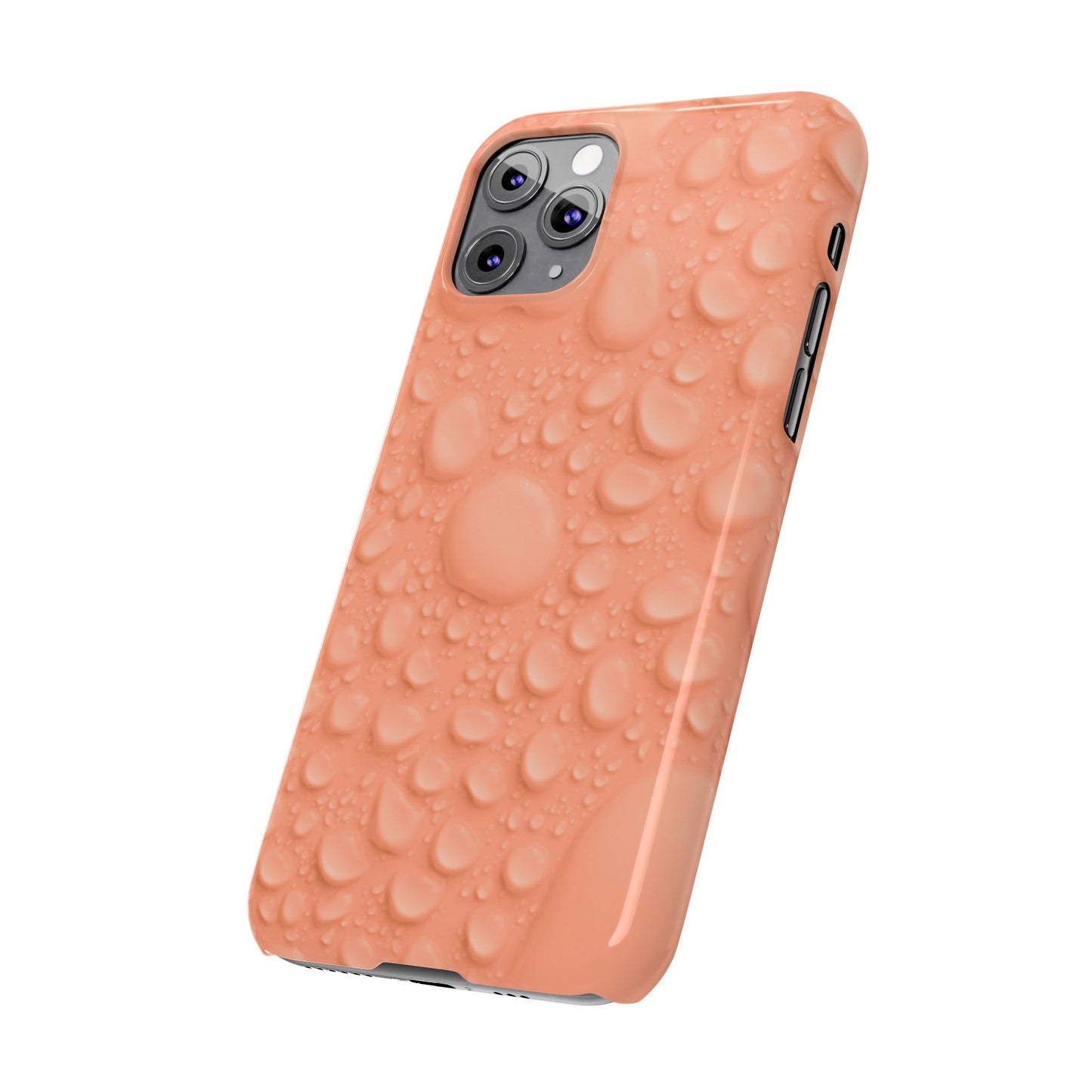 Slim Phone Case – Apricot Rain