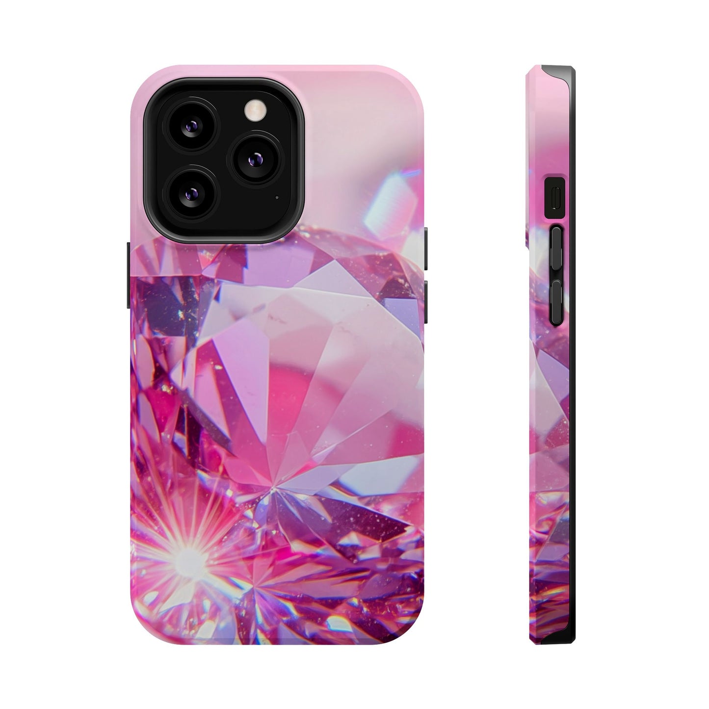 Wireless-Charging Compatible Case – Pink Ice
