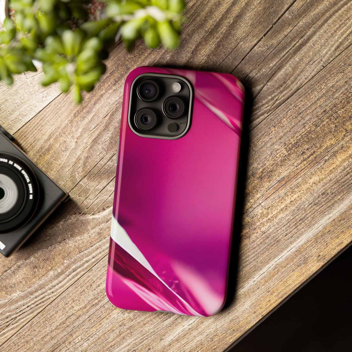 Protective Phone Case – Magenta Motion