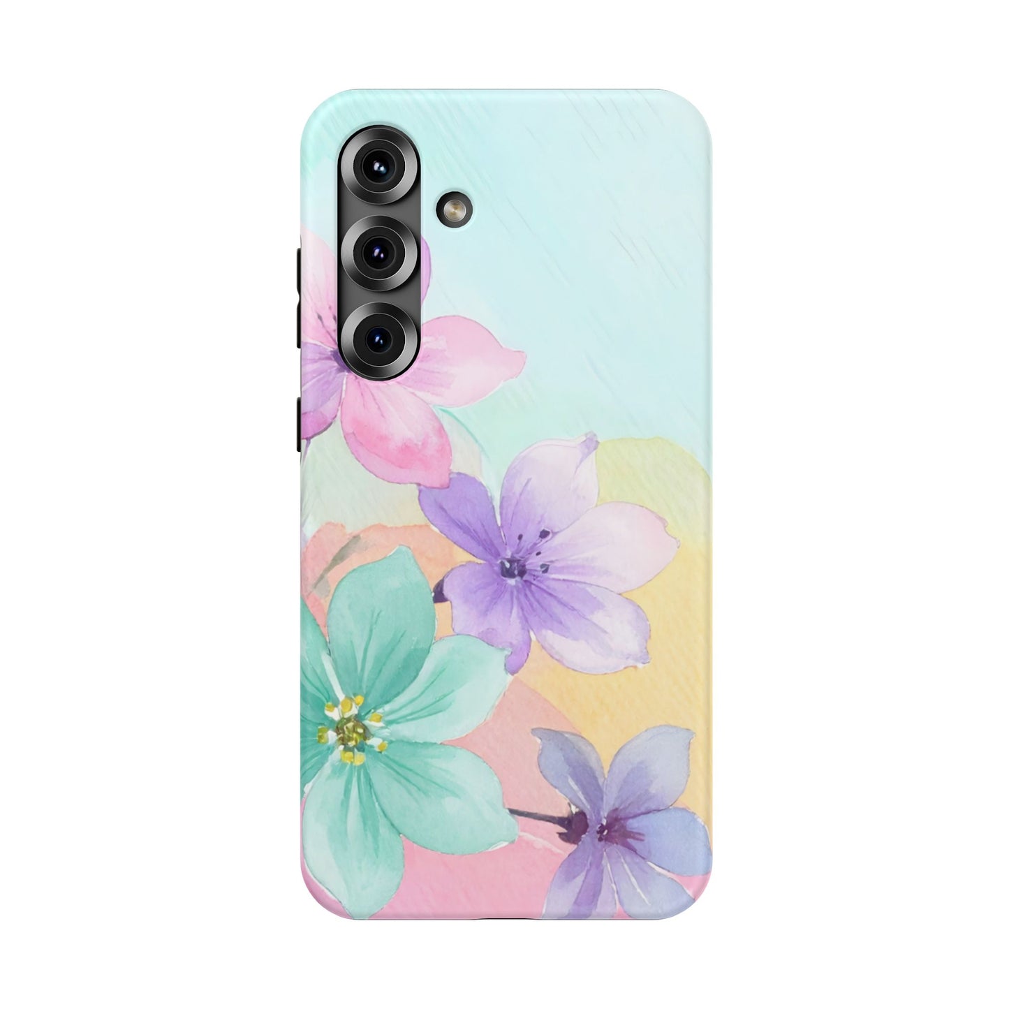 Impact-Resistant Phone Case – Water Petal