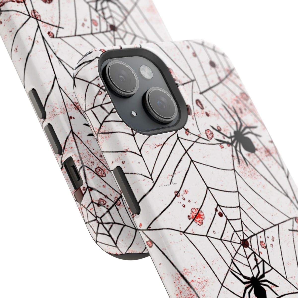 Impact-Resistant Phone Case – Blood Web