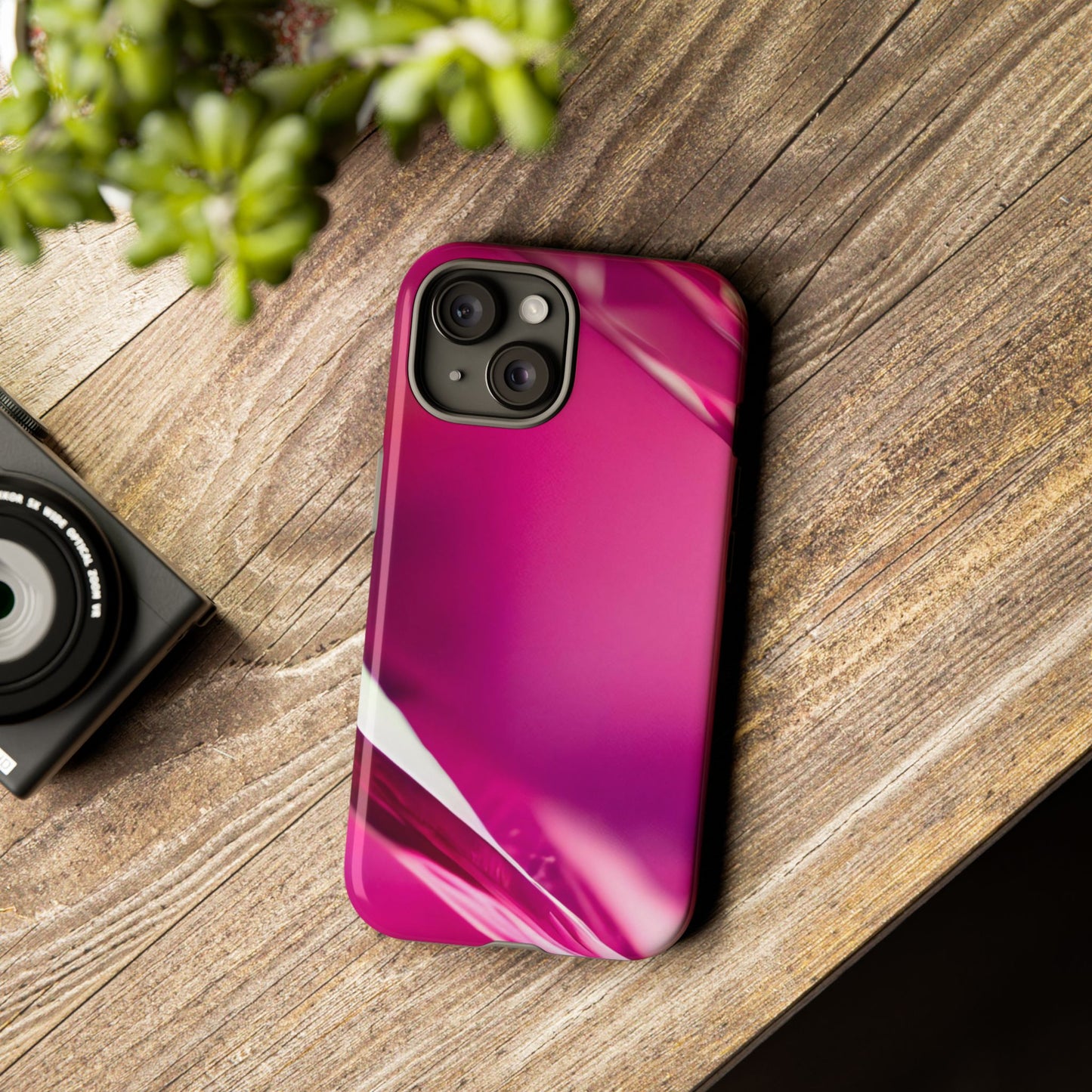 Protective Phone Case – Magenta Motion