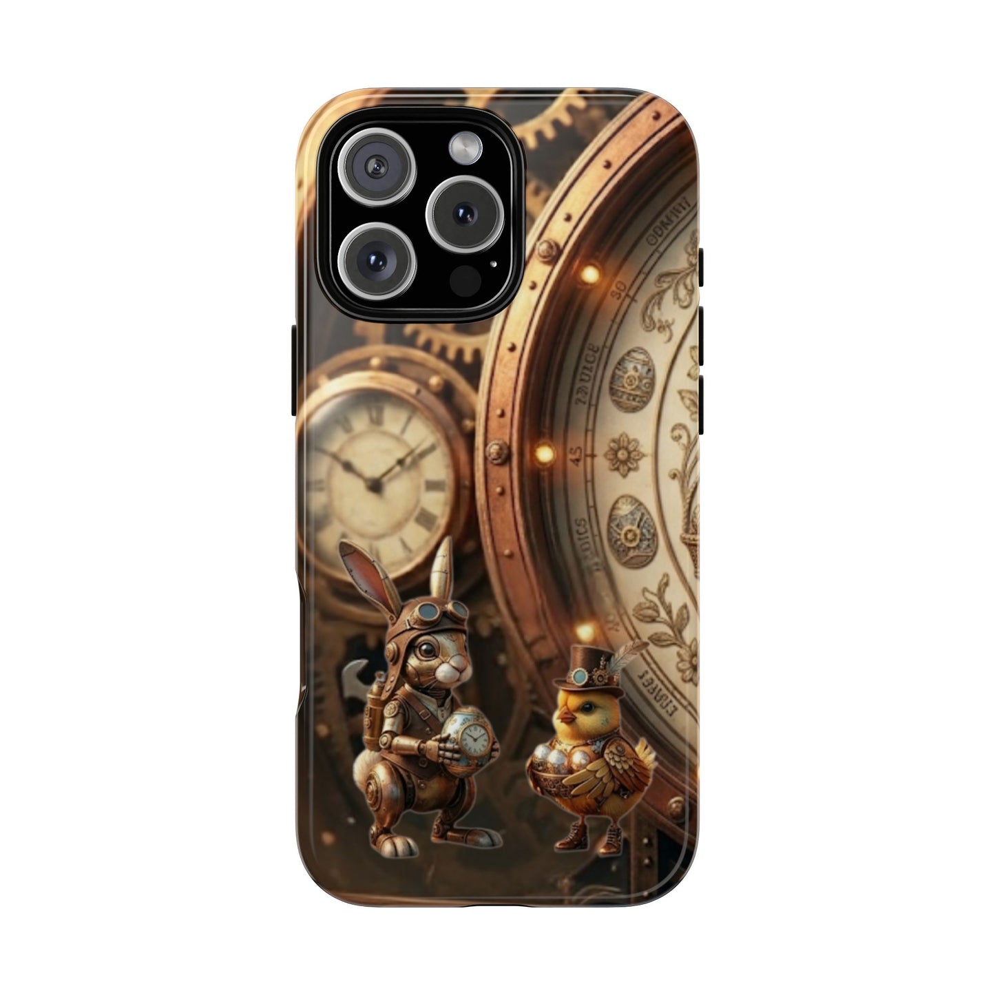 Protective Phone Case – Clockwork Cottontail