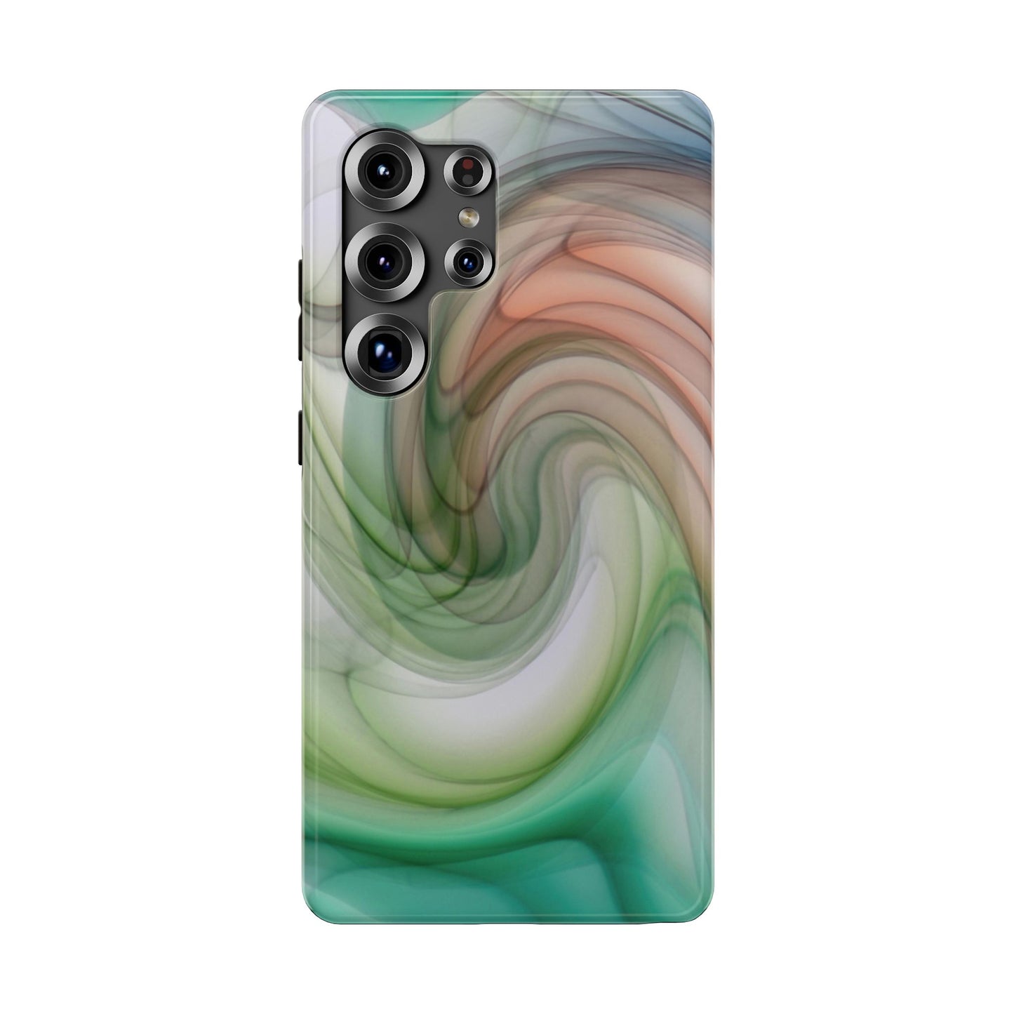 Impact-Resistant Phone Case – Marble Flow