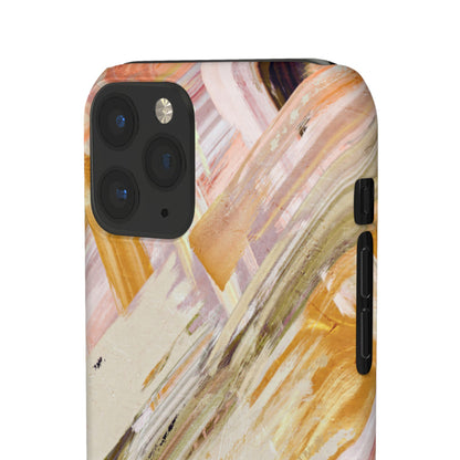 Snap Phone Case – Brush & Bronze