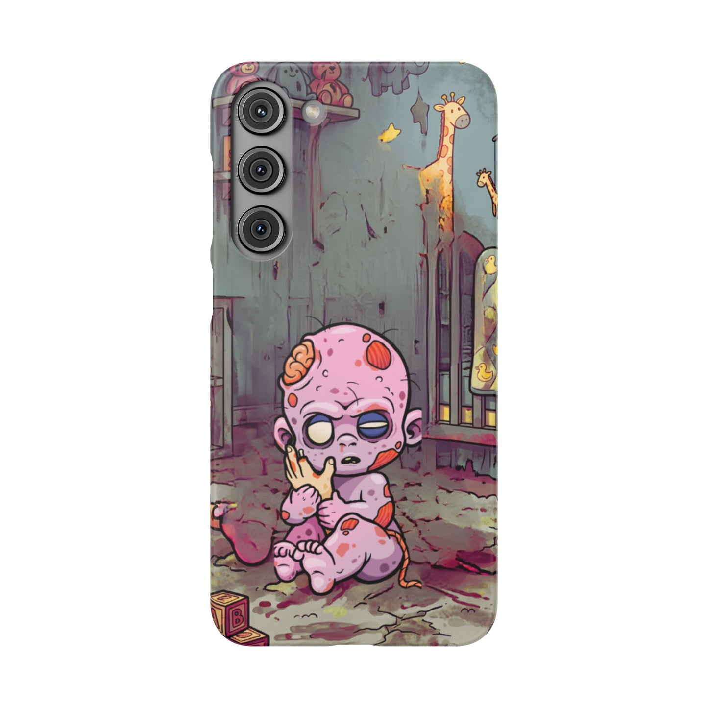 Phone Case — Creepy Cute Zombie Baby Nursery Design