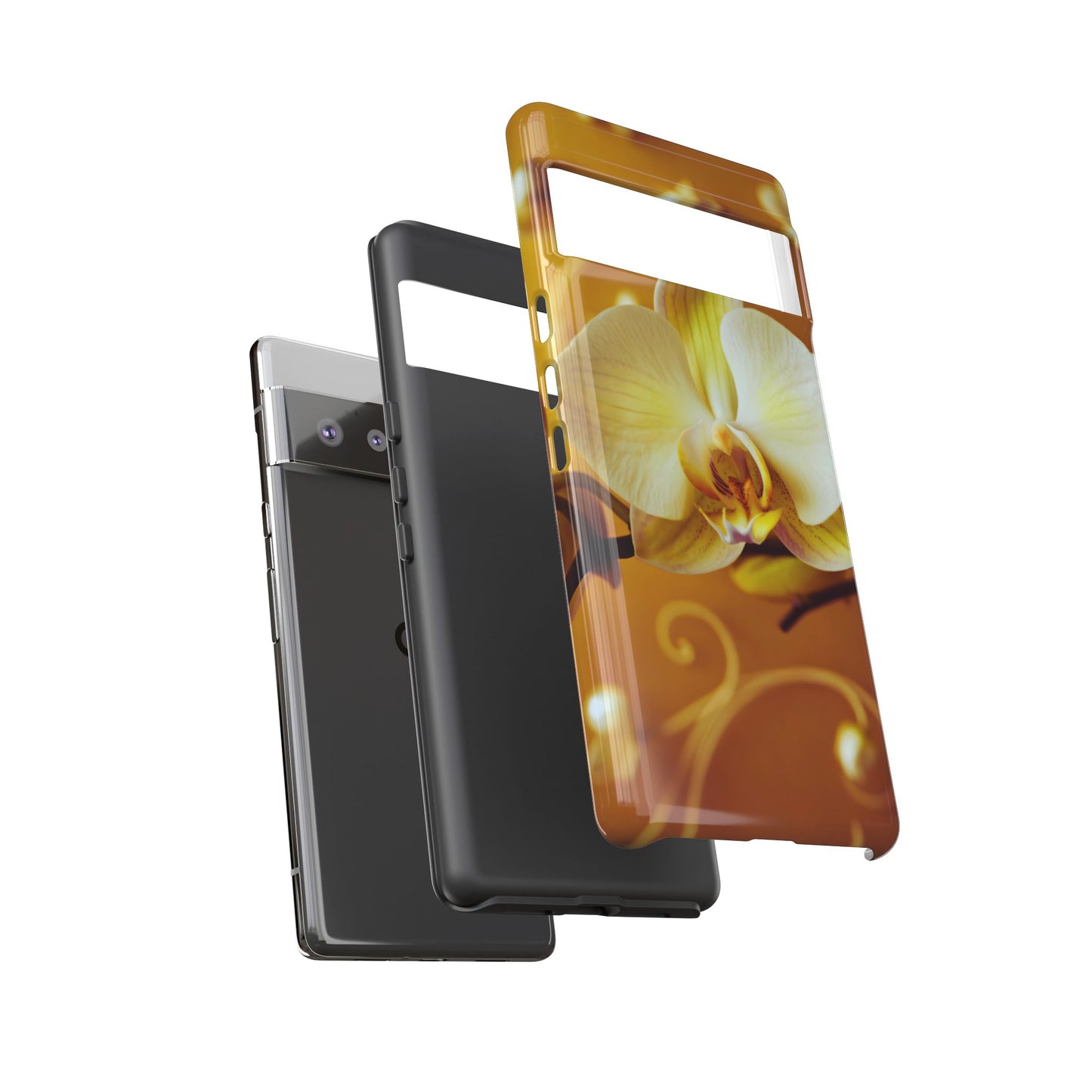 Protective Phone Case – Amber Orchid