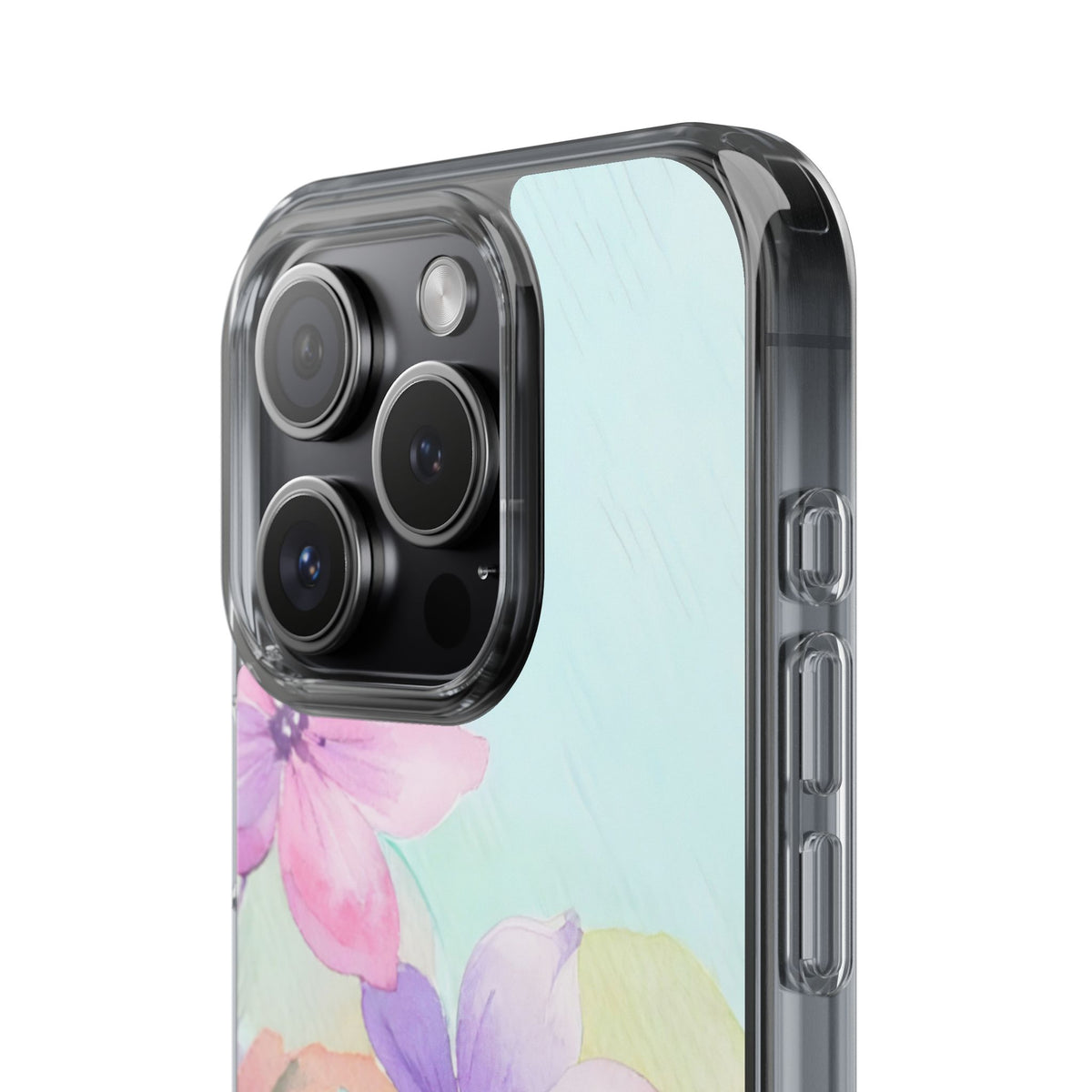 Clear Phone Case – Water Petal