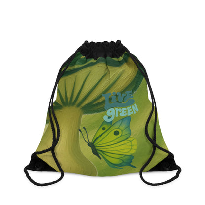 Drawstring Bag – Live Green