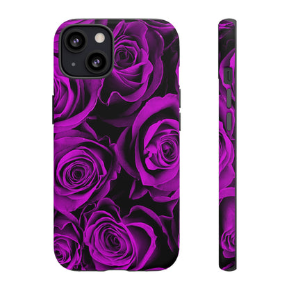 Protective Phone Case – Amethyst Roses