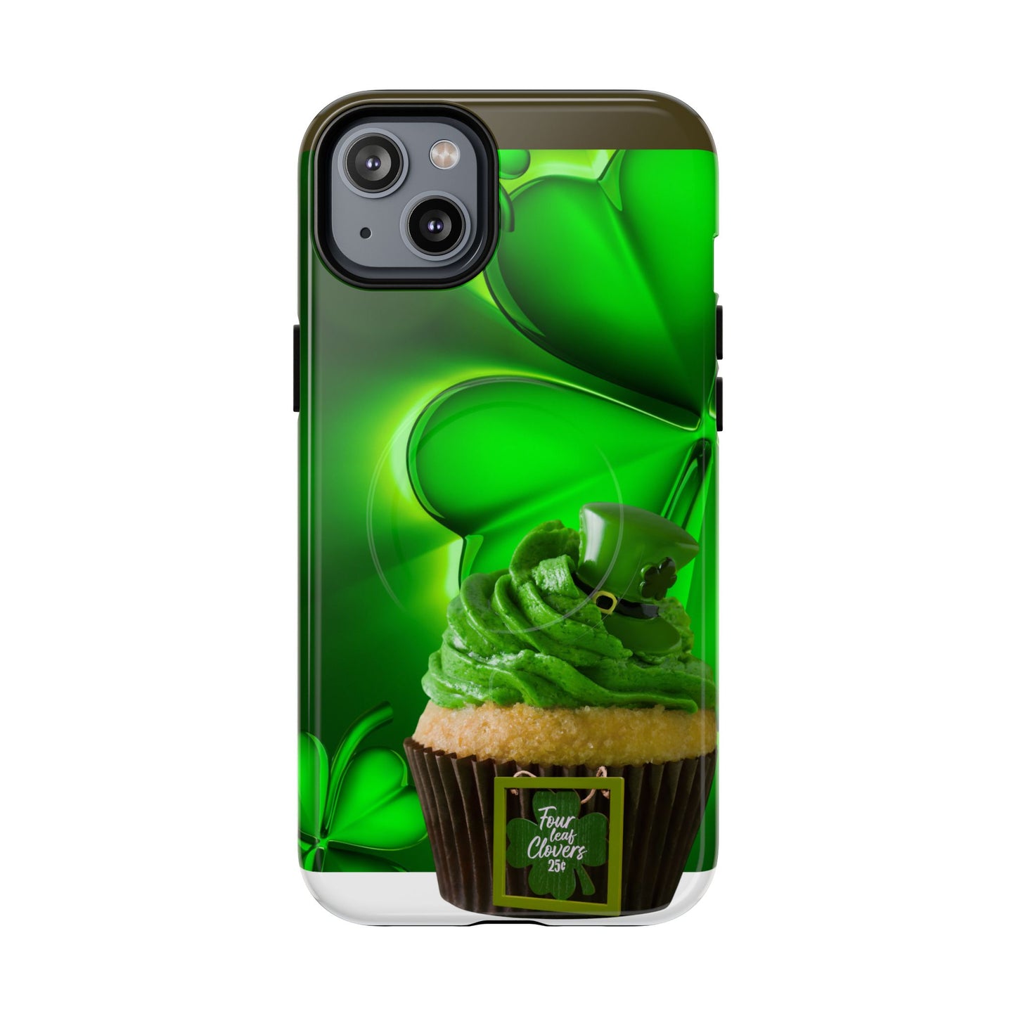 Protective Phone Case – Lucky Clover Cupcake