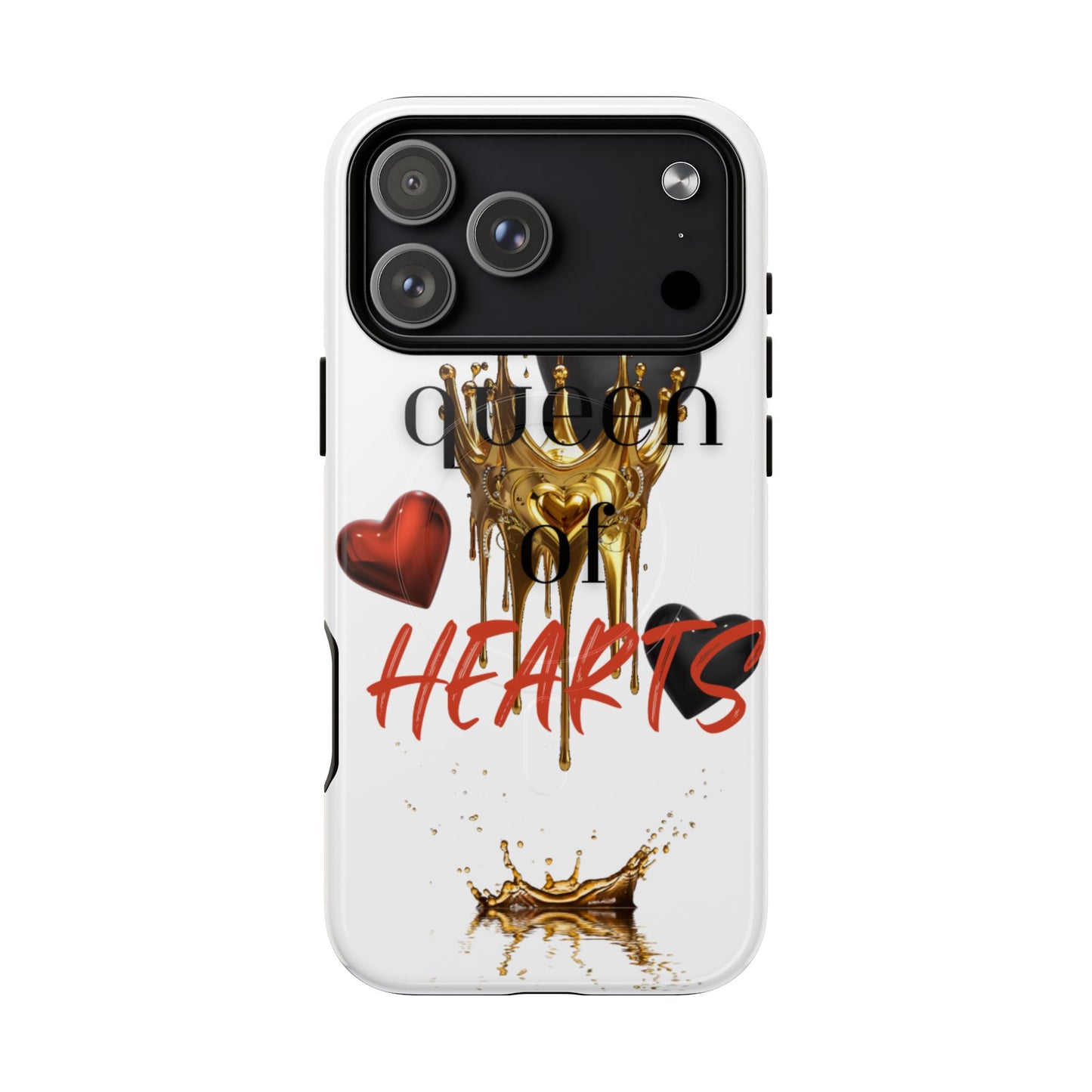 Protective Magnetic Phone Case – Queen of Hearts