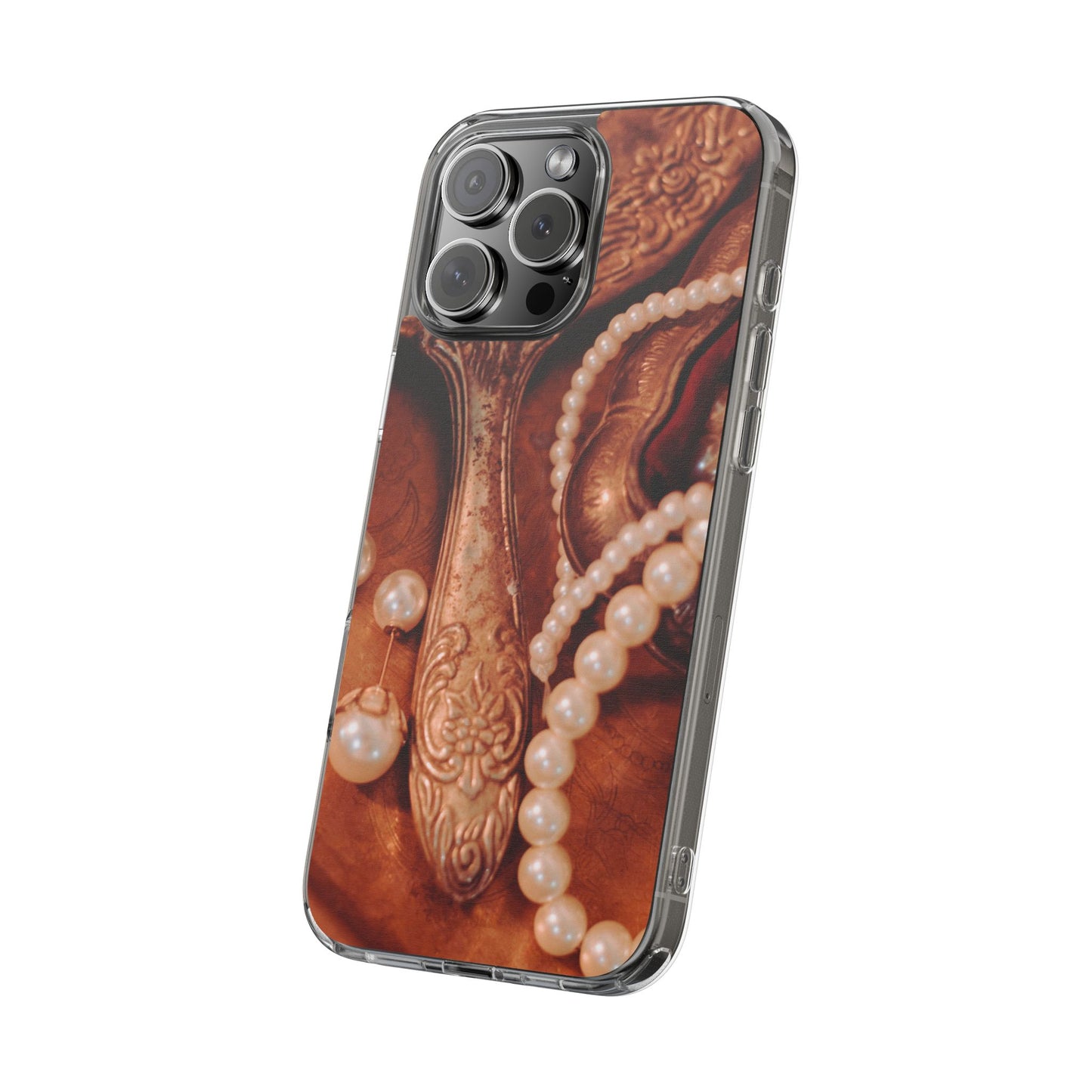 Clear Phone Case – Bronze Vanity