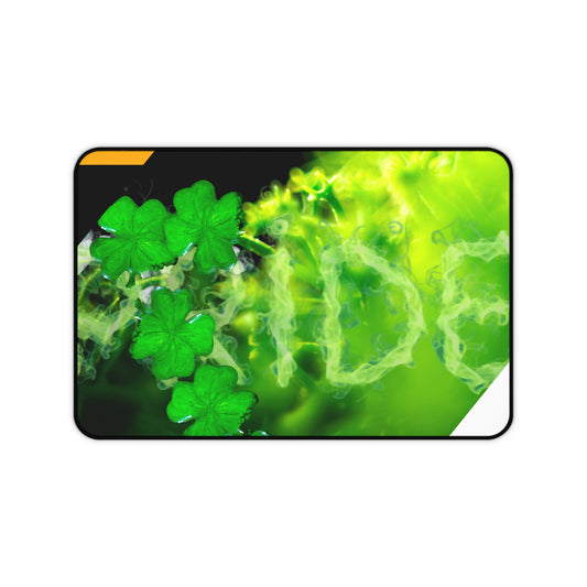 Neoprene Desk Mat – Lucky Clover Smoke