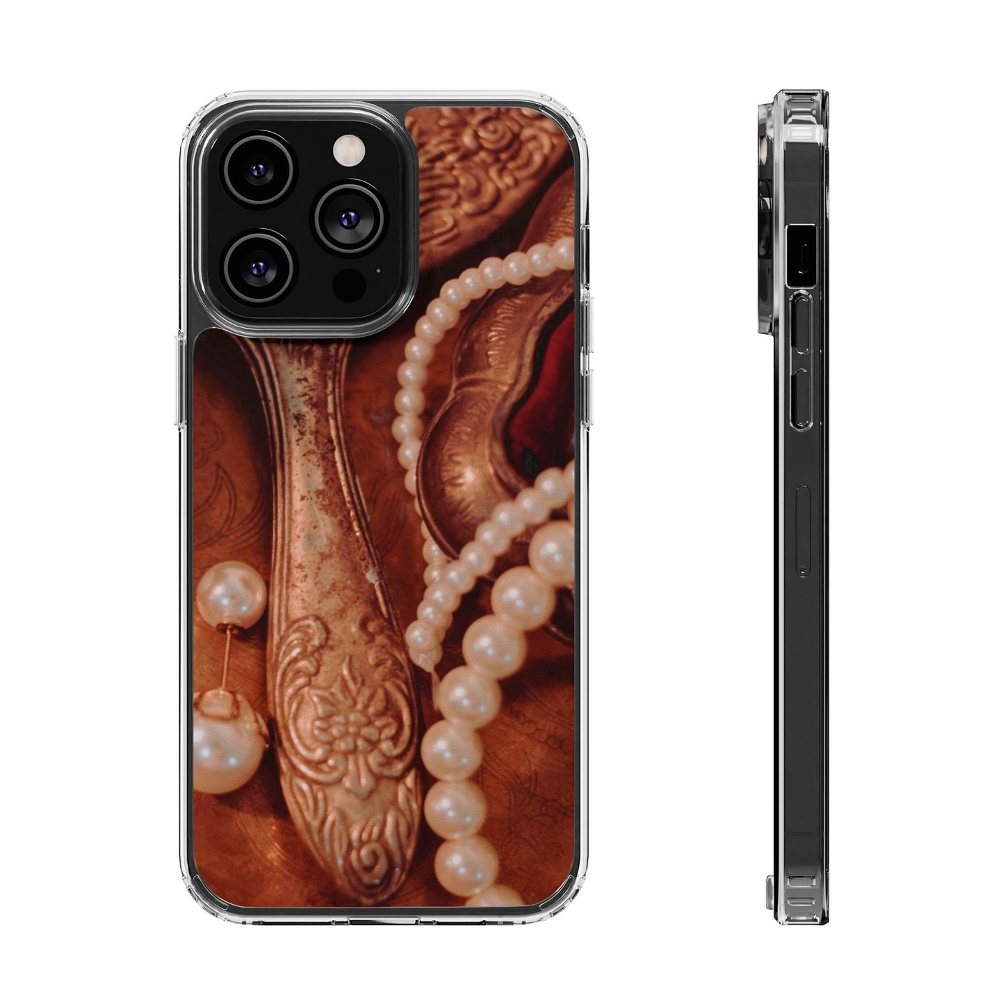 Clear Phone Case – Bronze Vanity