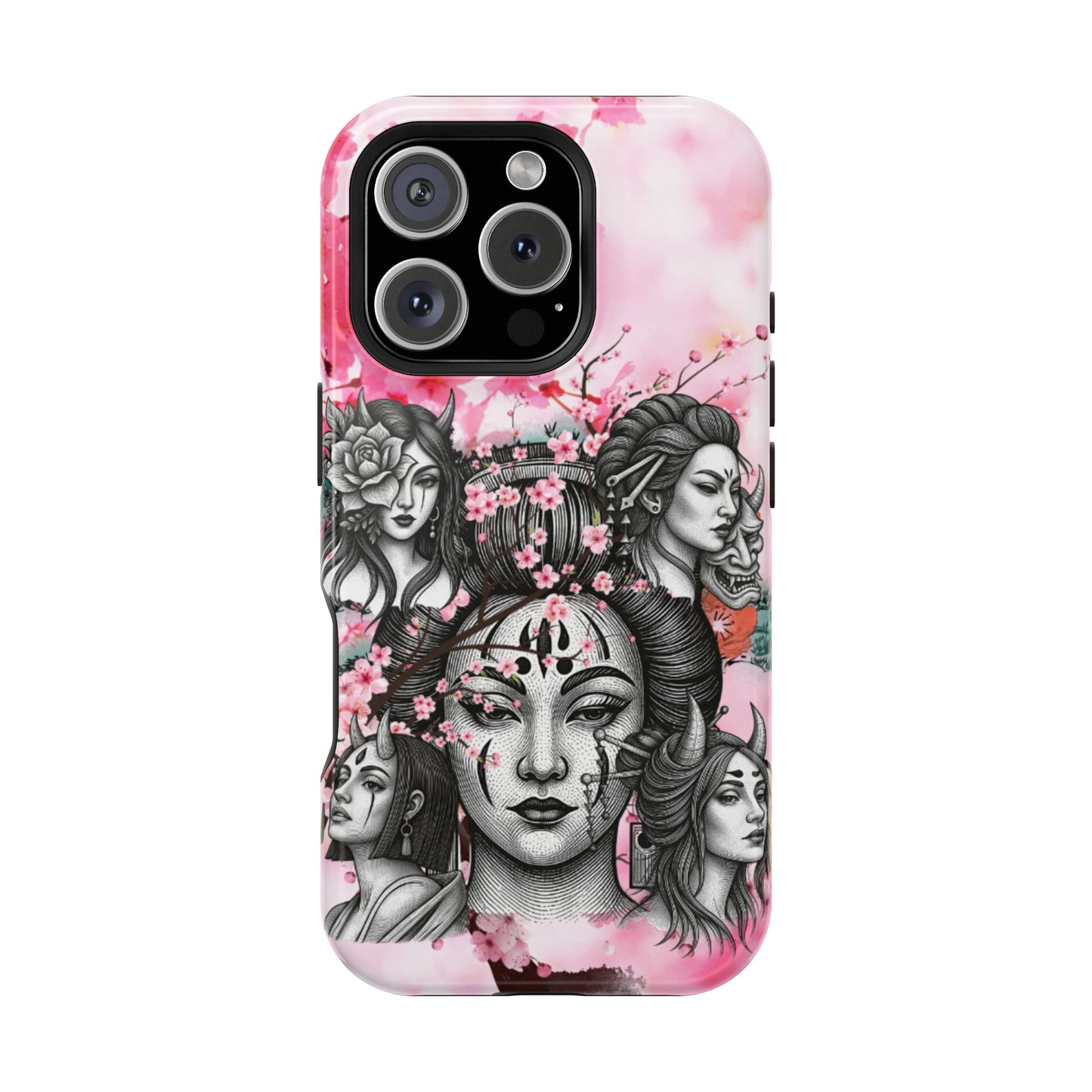 Wireless-Charging Compatible Case – Blossom & Thorn