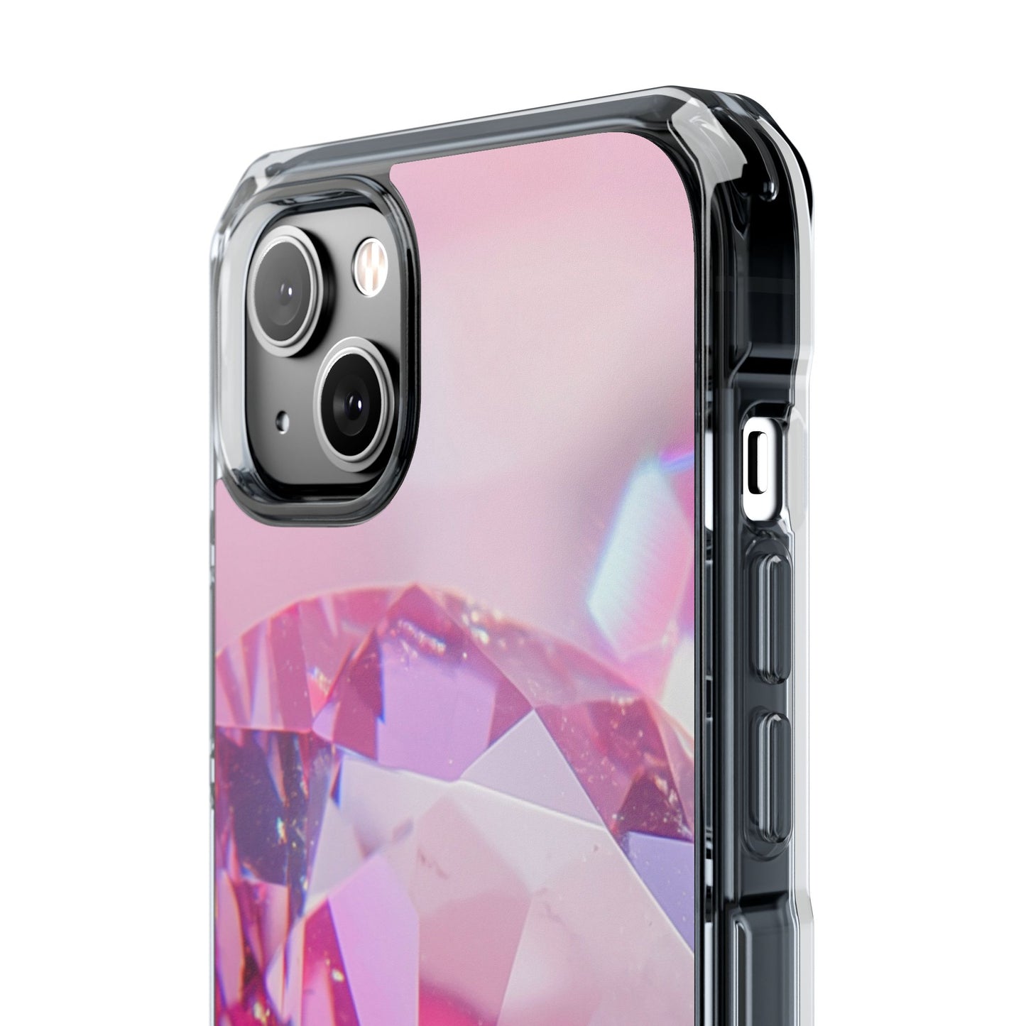 Clear Magnetic Phone Case – Pink Ice