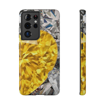 Impact-Resistant Phone Case – Heart of Gold