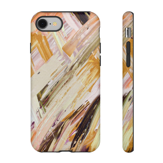 Protective Phone Case – Brush & Bronze