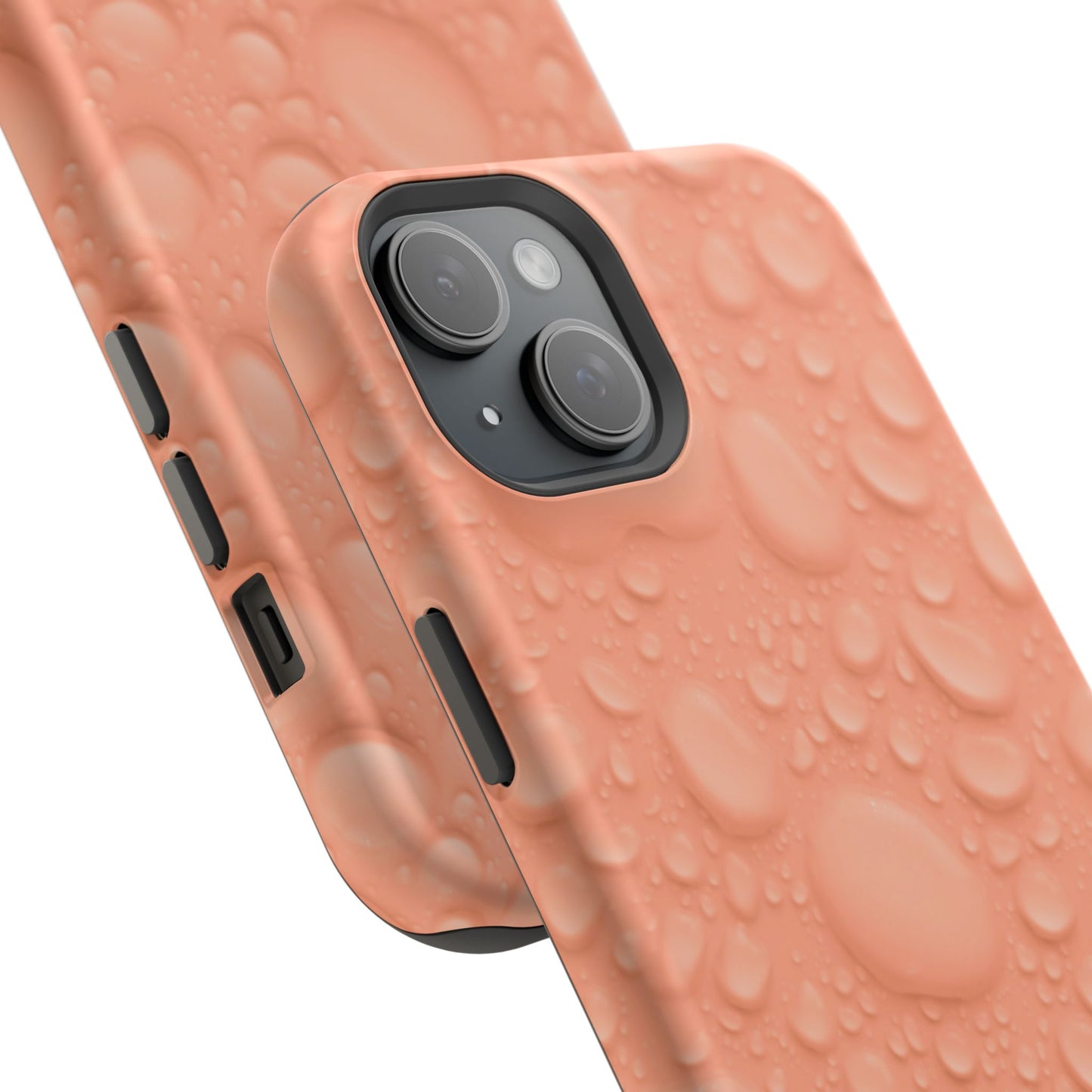 Impact-Resistant Phone Case – Apricot Rain