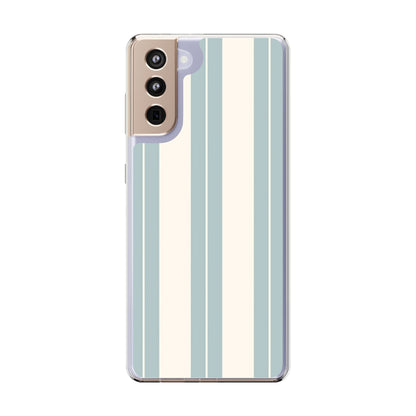 Clear Phone Case – Coastal Stripe