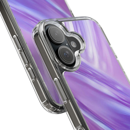 Clear Phone Case – Lavender Wave