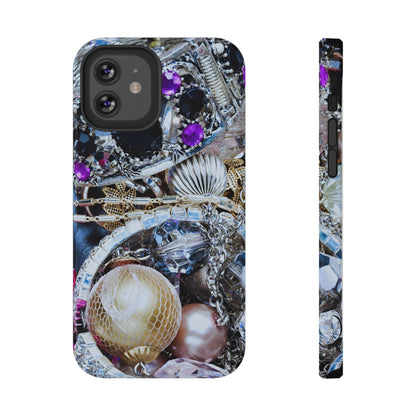 Impact-Resistant Phone Case – Chrome Jewel