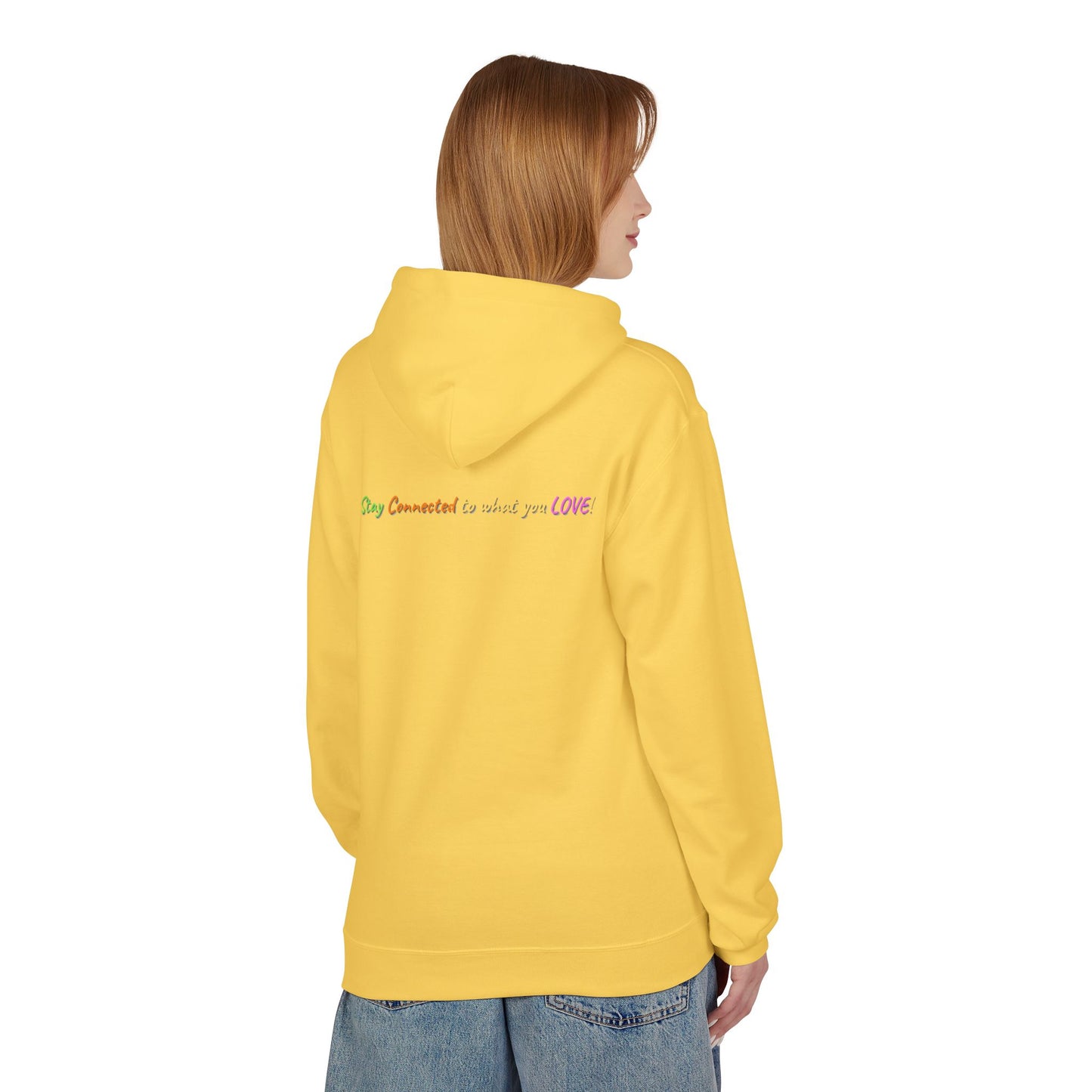 Midweight Fleece Hoodie – 215 Connected Logo Relaxed Fit