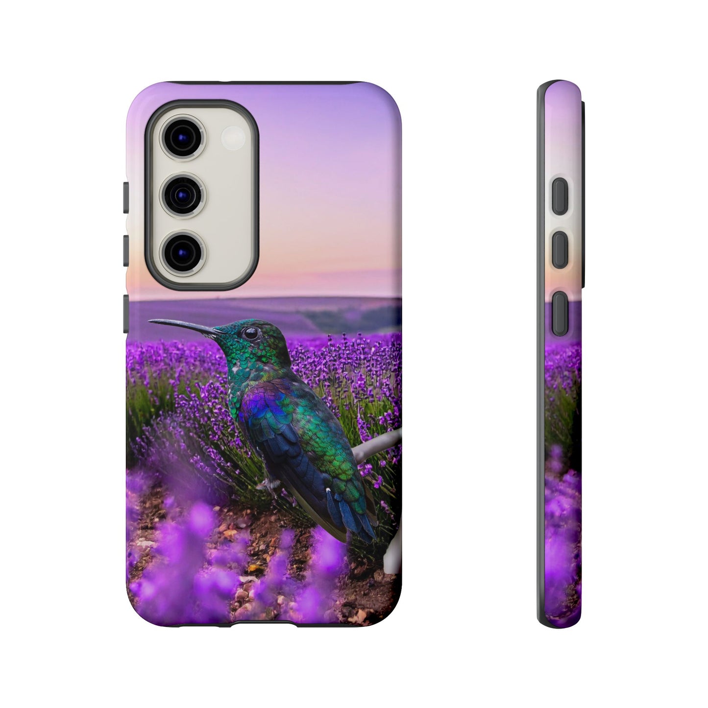 Protective Phone Case – Hummingbird Reverie