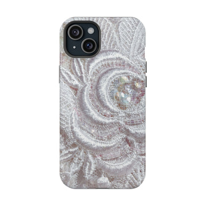 Wireless-Charging Compatible Case – Lace Veil