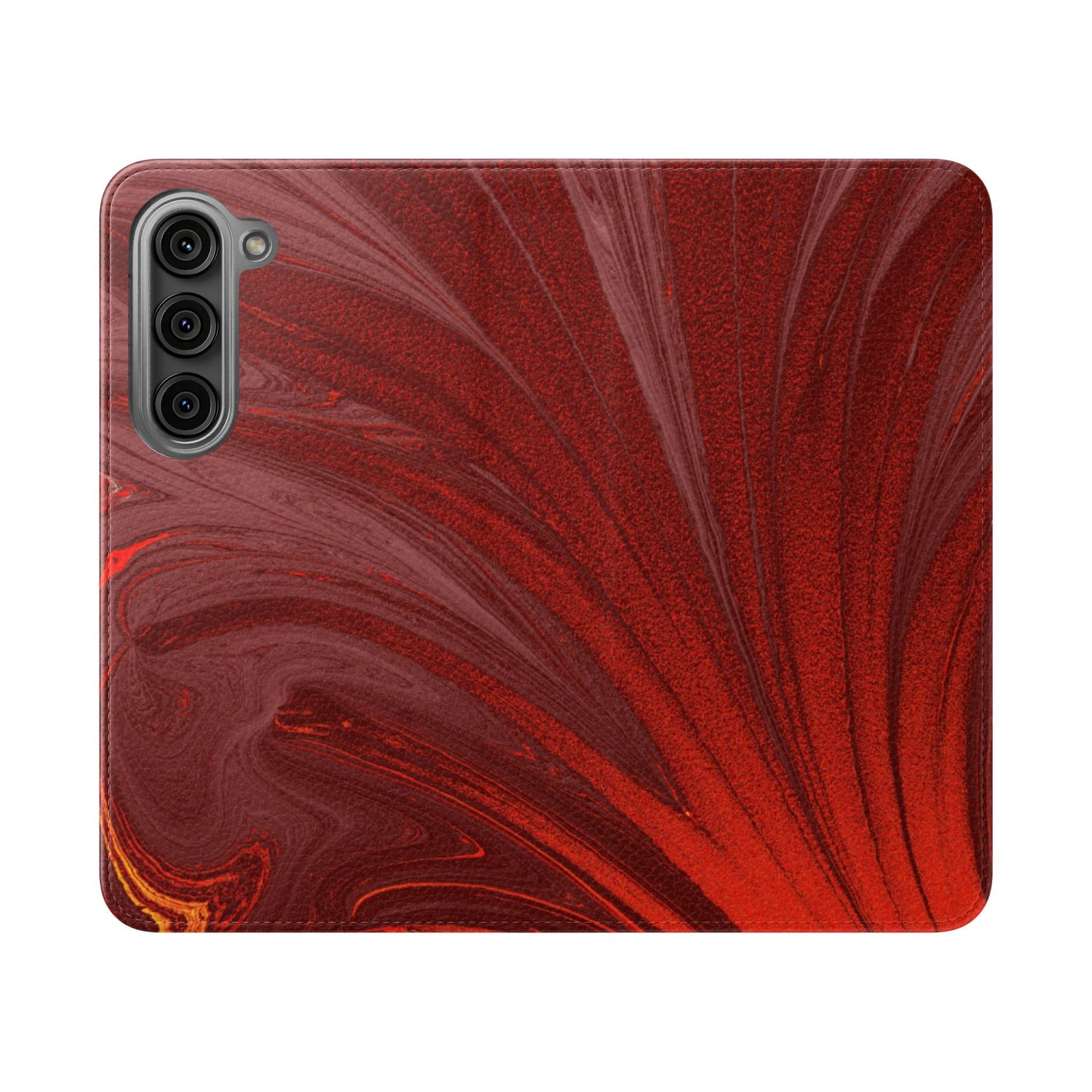 Flip Case – Crimson Current
