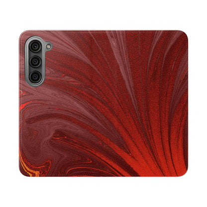 Flip Case – Crimson Current