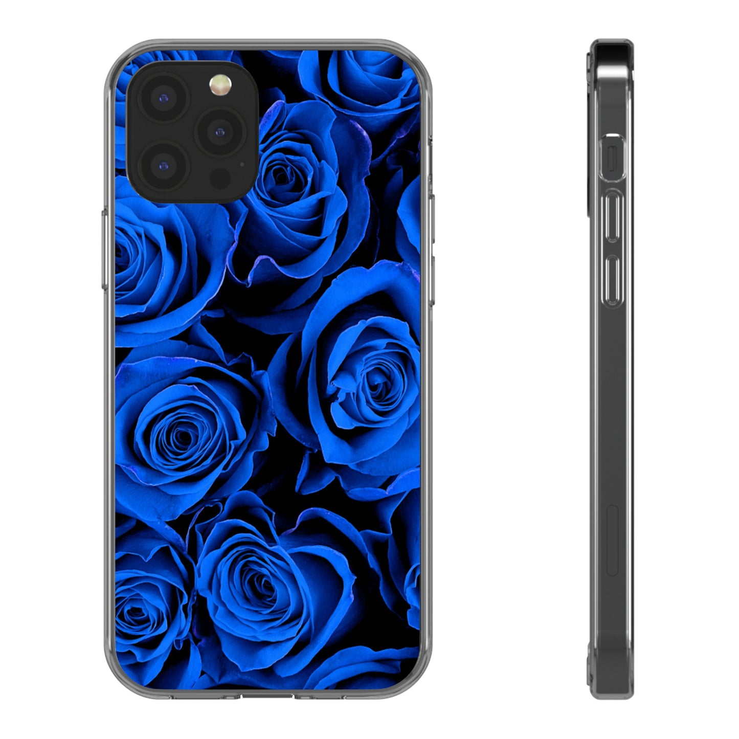 Clear Phone Case – Midnight Bloom