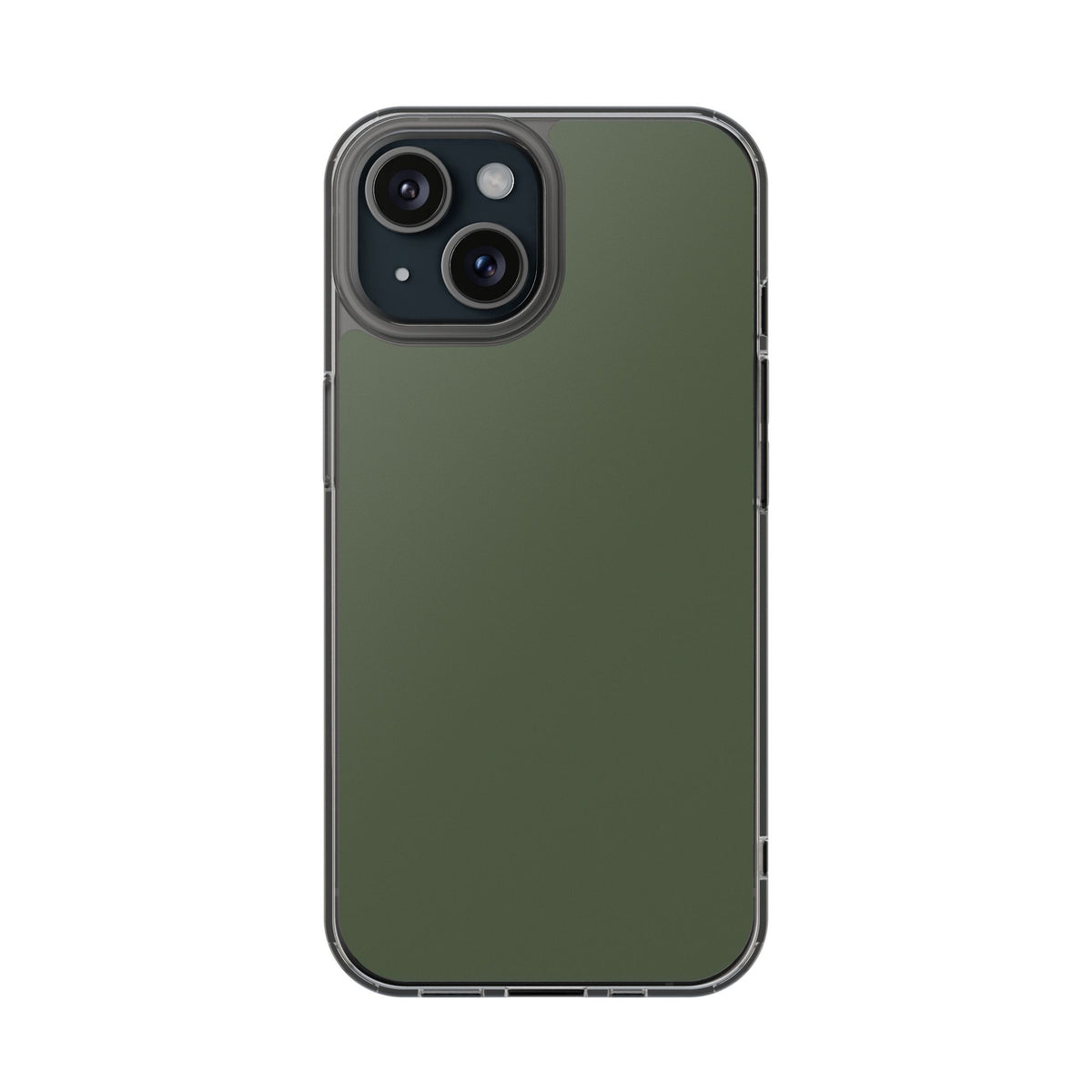 Clear Magnetic Phone Case – Cabin Green – Compatible with iPhone 13–16 Series