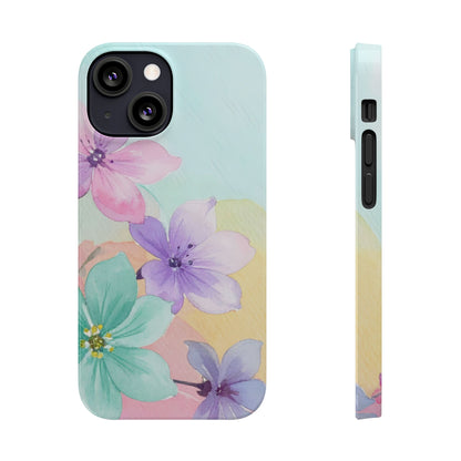 Slim Phone Case – Water Petal