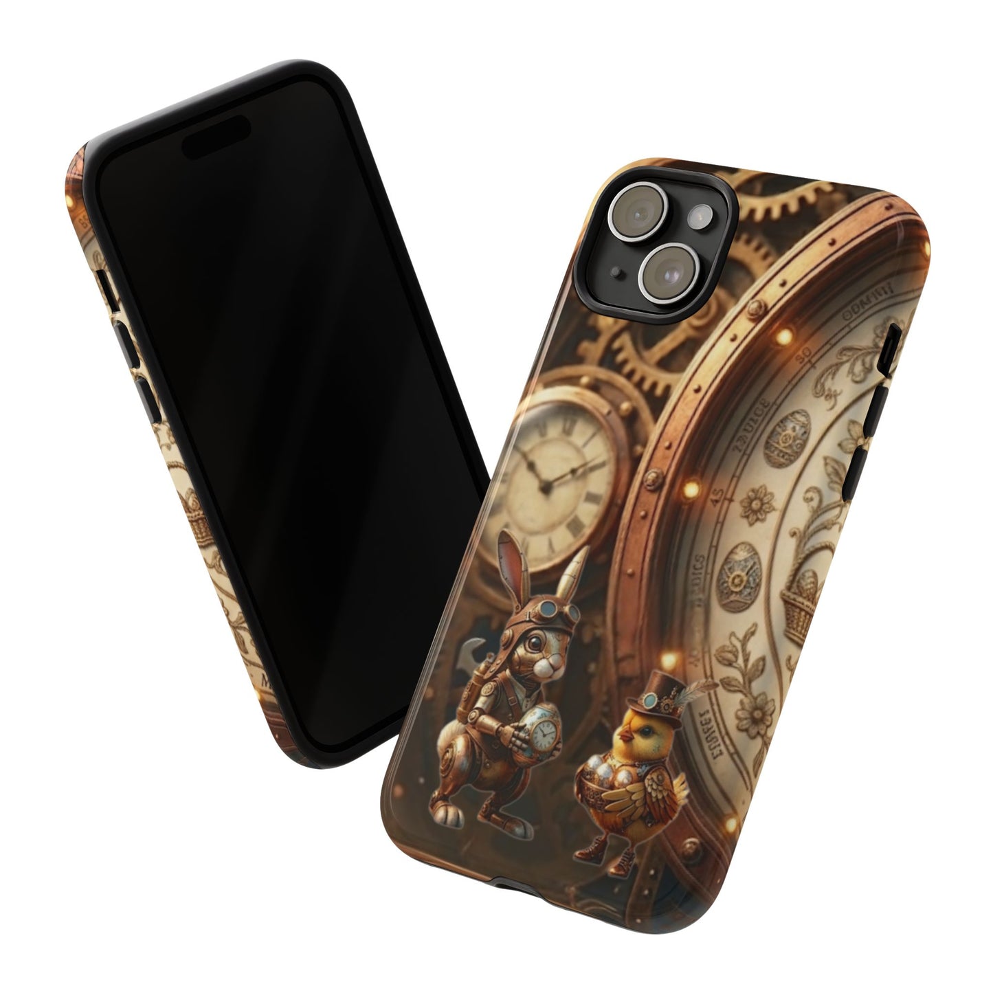 Protective Phone Case – Clockwork Cottontail
