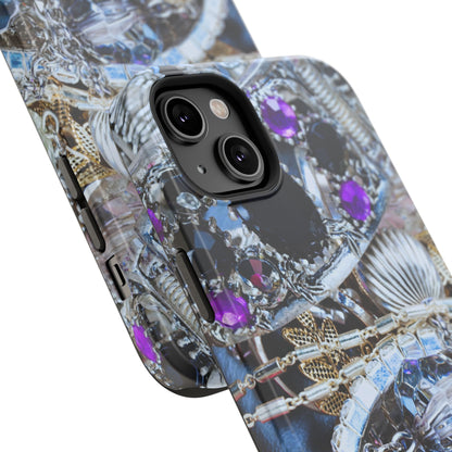 Impact-Resistant Phone Case – Chrome Jewel