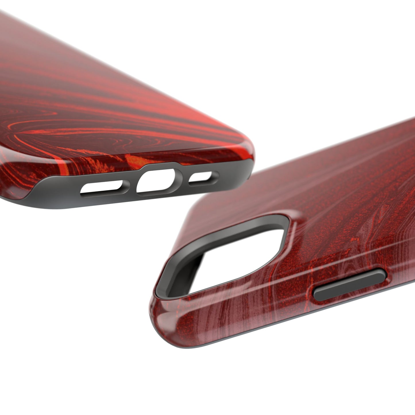 Impact-Resistant Phone Case — Crimson Current