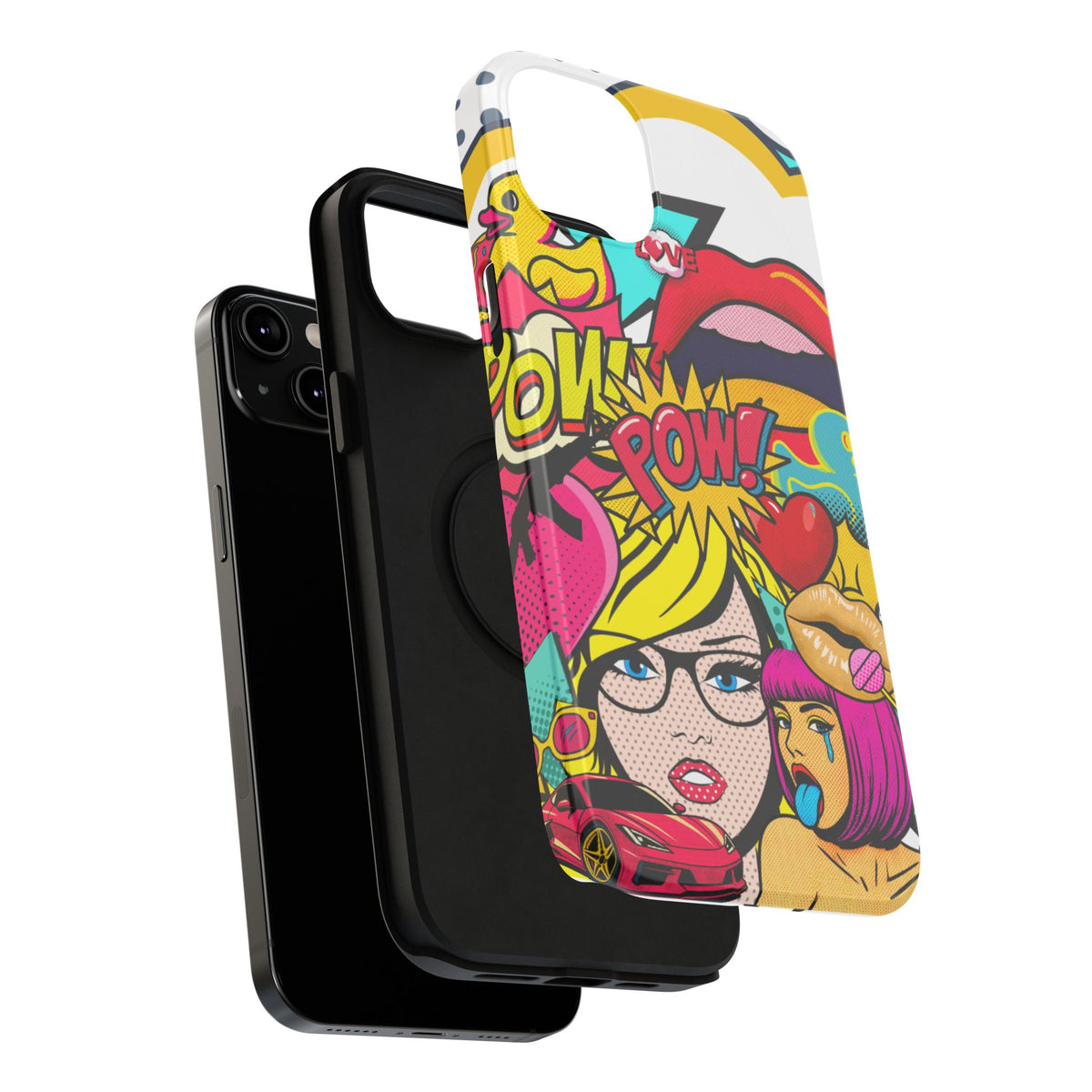 Impact-Resistant Phone Case – Pop Off – Compatible with iPhone 11–17 & Samsung Galaxy S22–S26 Series