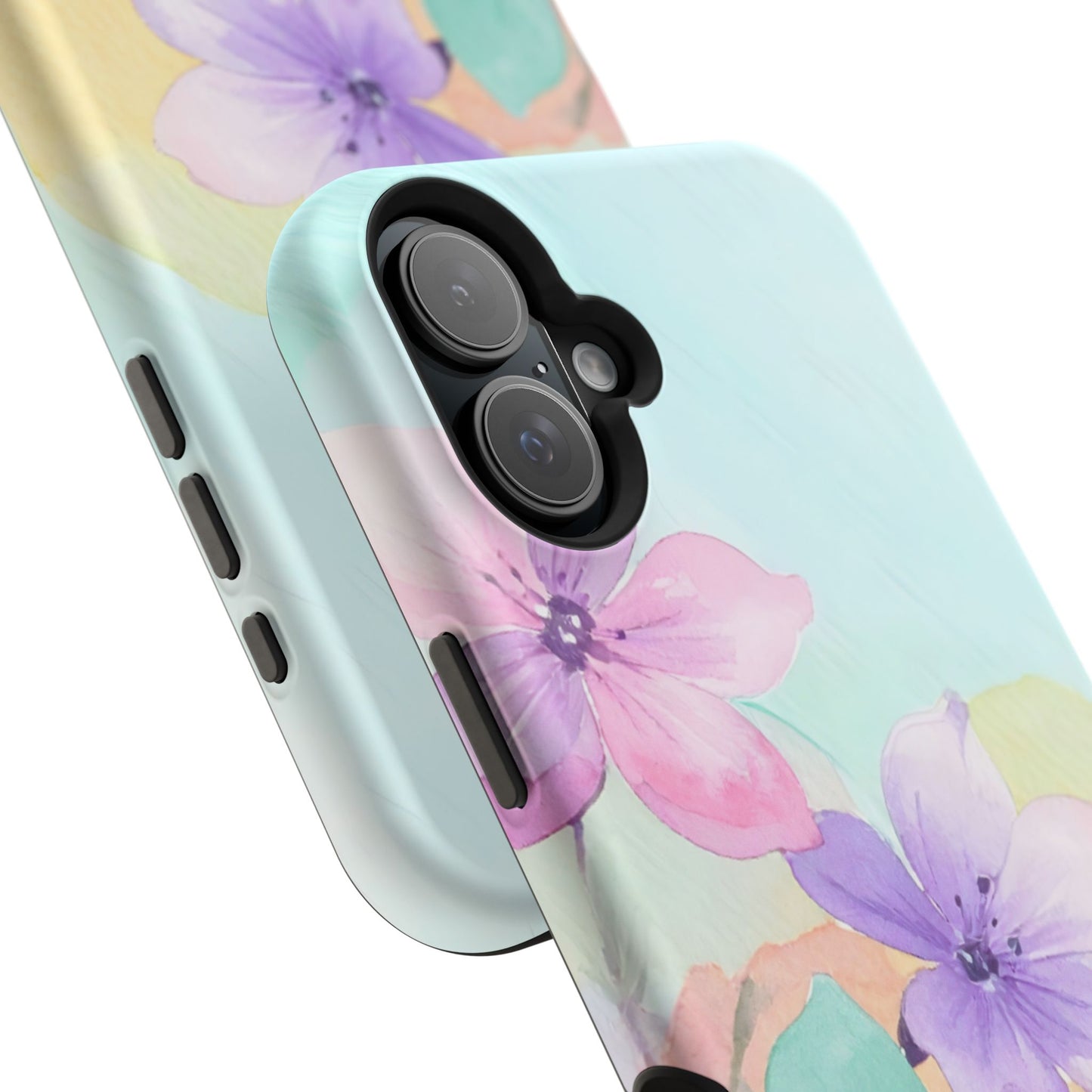 Wireless-Charging Compatible Case – Water Petal