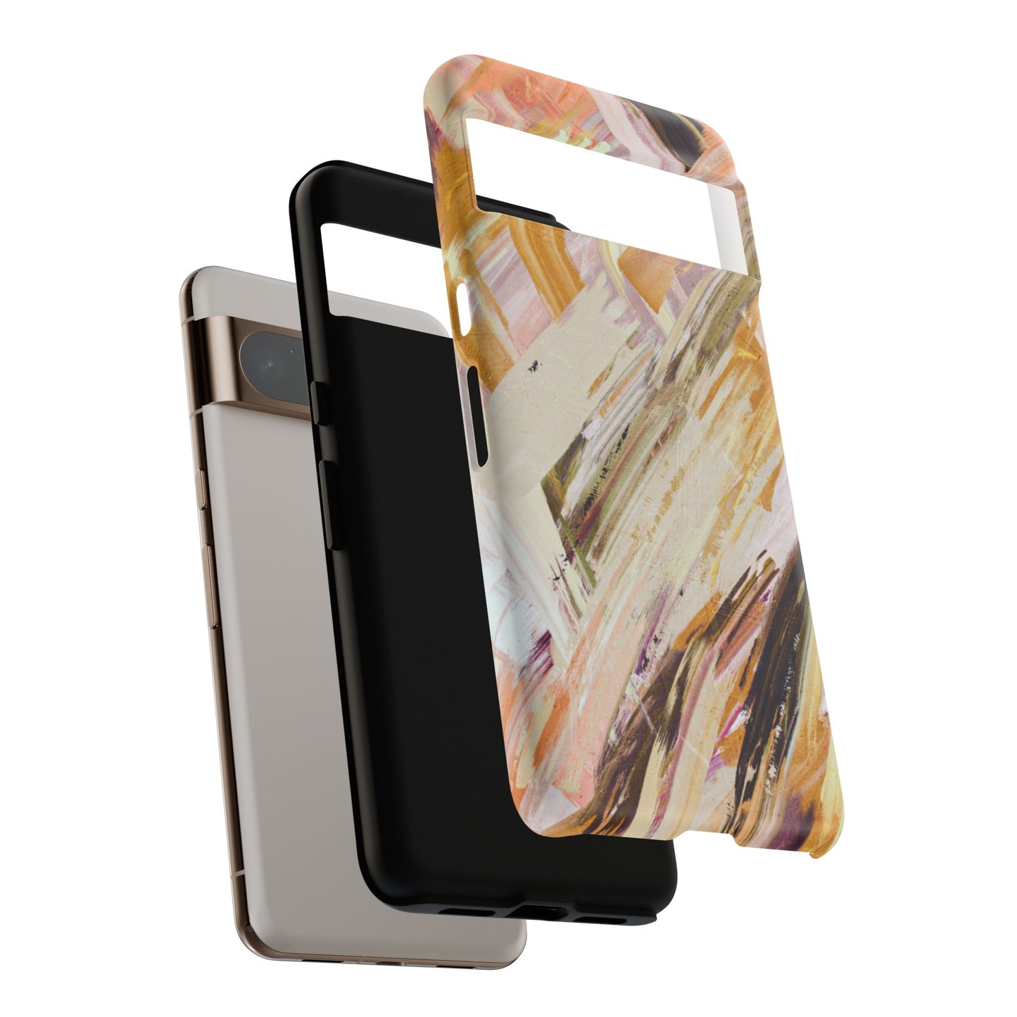 Protective Phone Case – Brush & Bronze