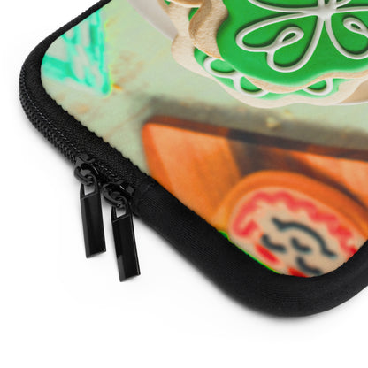 Laptop Sleeve – Shamrock Cookie St. Patrick’s Day Design