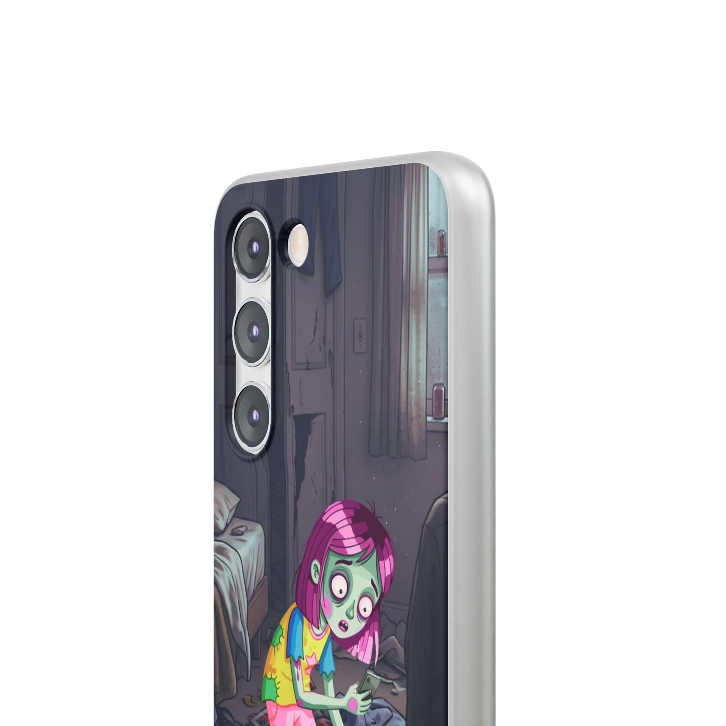 Zombie Girl Phone Case — Cute Creepy Cartoon Phone Cover