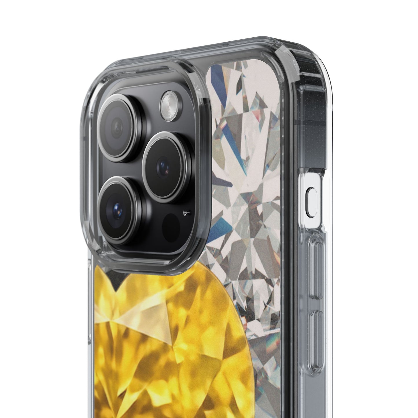 Clear Phone Case – Heart of Gold
