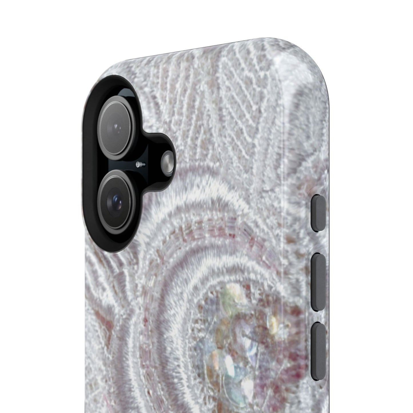 Impact-Resistant Phone Case – Lace Veil