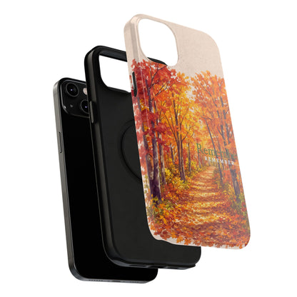 Impact-Resistant Phone Case – Autumn Remembered – Compatible with iPhone 11–17 & Samsung Galaxy S22–S26 Series