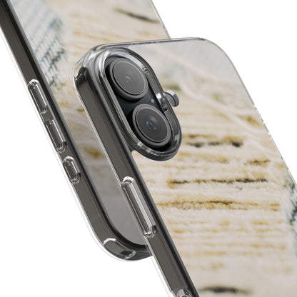 Clear Phone Case – Woven Warmth