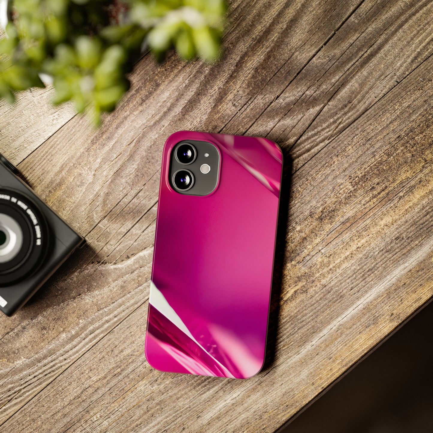 Slim Phone Case – Magenta Motion